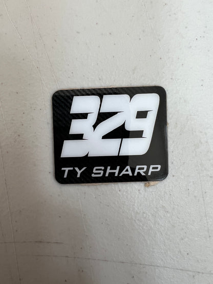Mini Square Name/Number Decals, Custom Hub Decals, Bmx Hub Decals, Waterproof Decals, Number Decals