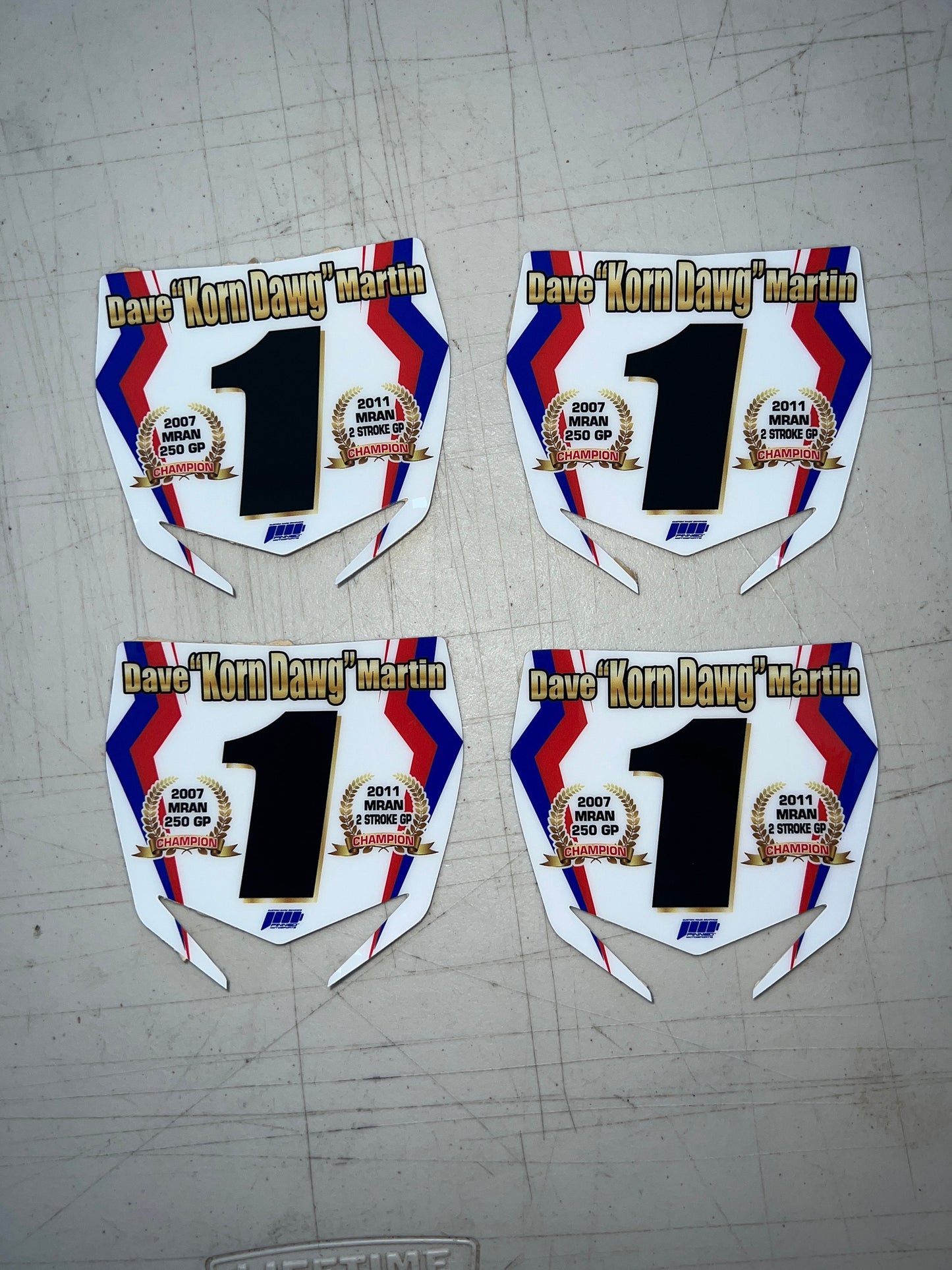 Personalized Number Plate Decals, Custom Name Number Plate decal, Motocross Plate Decals, Waterproof Decals, Number Decals, Any size