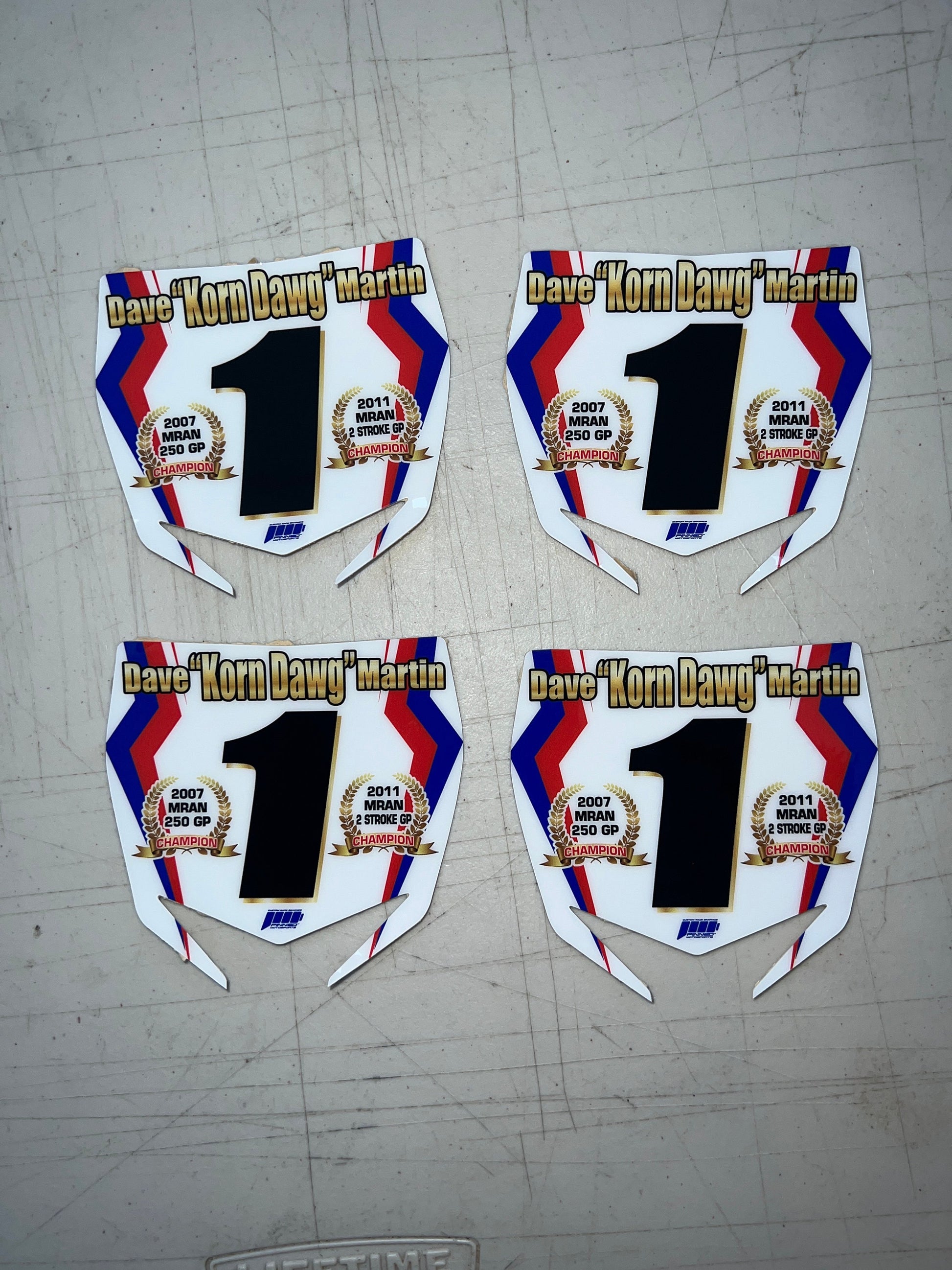 Personalized Number Plate Decals, Custom Name Number Plate decal, Motocross Plate Decals, Waterproof Decals, Number Decals, Any size