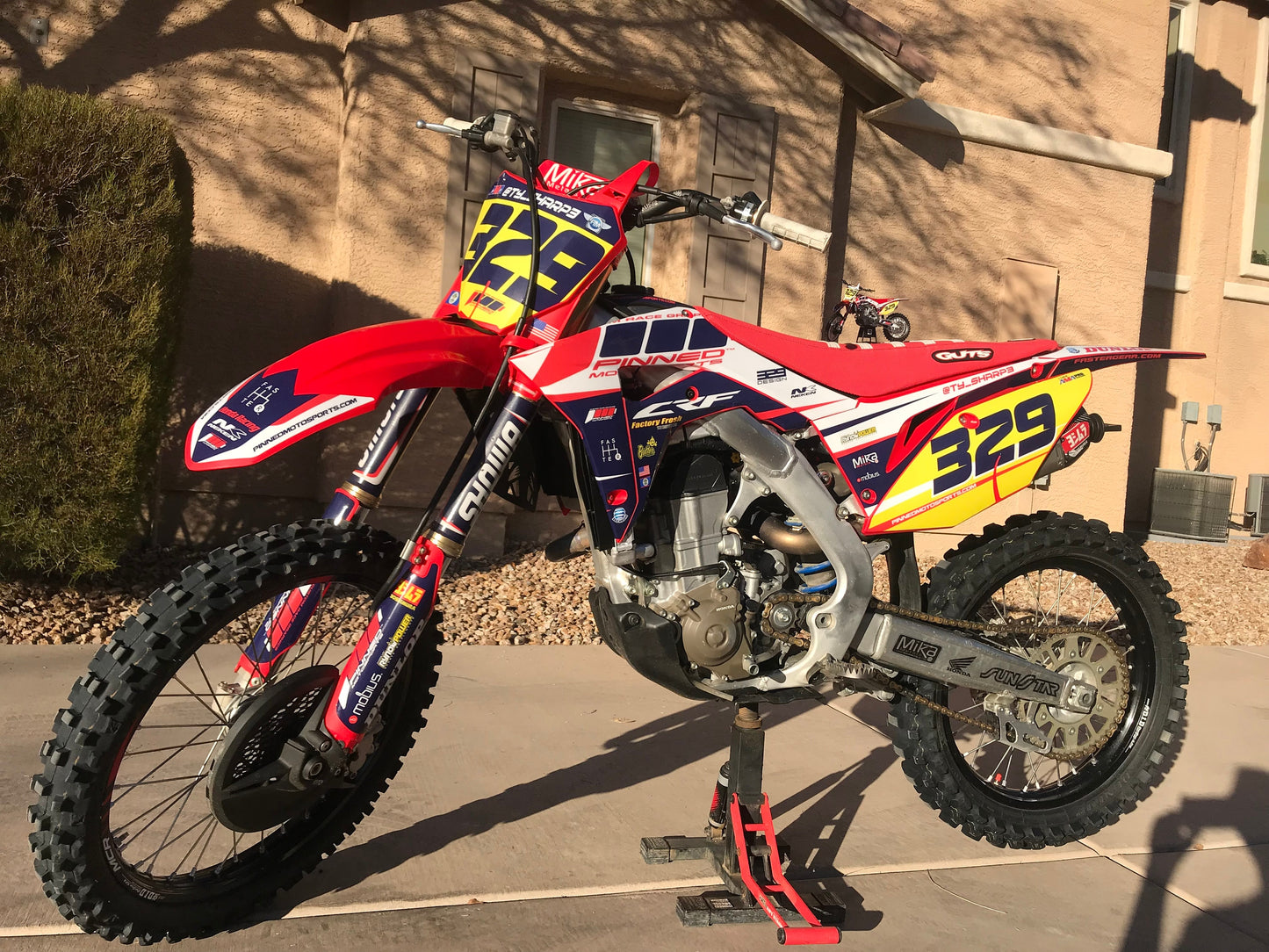 Custom 1:12 Scale Motocross Bike Graphics, Replica Motocross bike Decals, Personalized Model Dirt bike