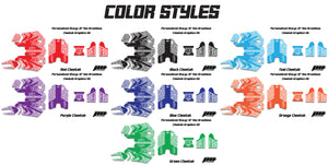 Personalized 12" Stacyc Cheetah Graphics kit, 12" Stacyc Custom Graphics, Stacyc Graphics Kit, 12" Non Brushless Stacyc Decals