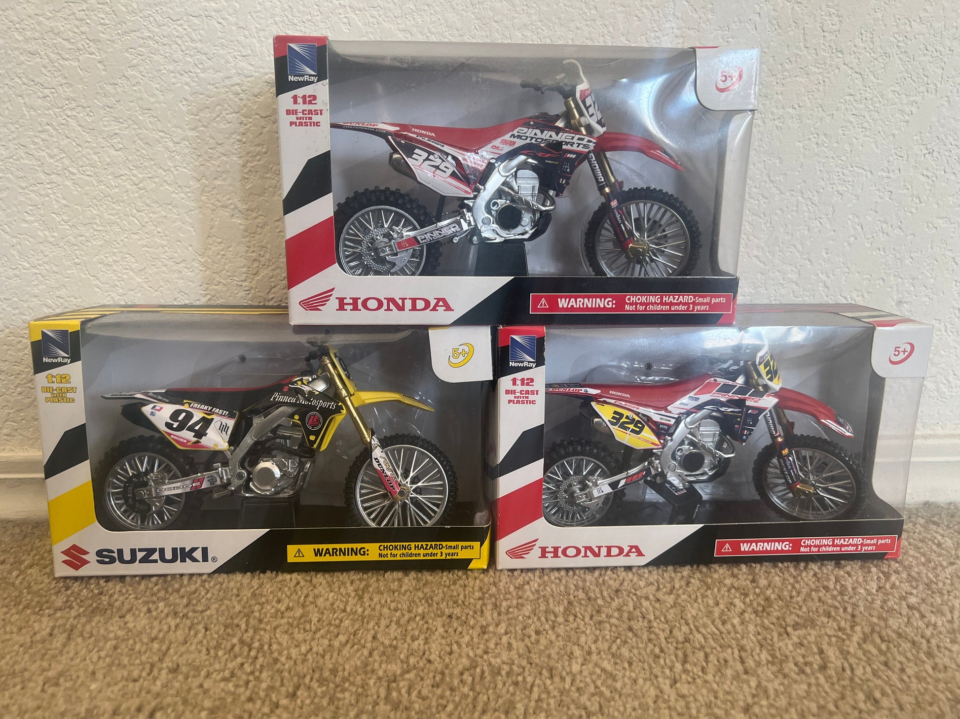 Custom 1:12 Scale Motocross Bike Graphics, Replica Motocross bike Decals, Personalized Model Dirt bike