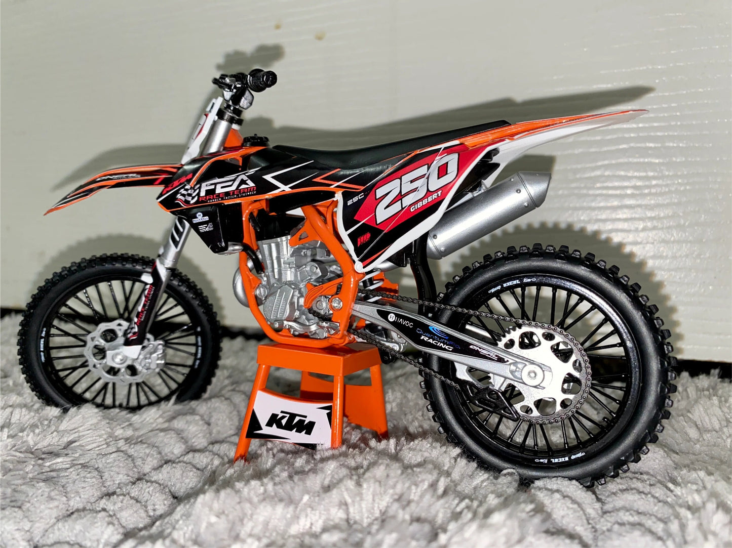 Custom 1:12 Scale Motocross Bike Graphics, Replica Motocross bike Decals, Personalized Model Dirt bike