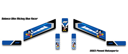 Strider 12" Blue Racer Balance Bike Decals, Personalized Balance Bike Graphics, 12" Strider Graphics