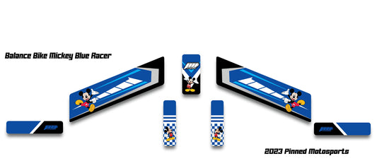 Strider 12" Blue Racer Balance Bike Decals, Personalized Balance Bike Graphics, 12" Strider Graphics
